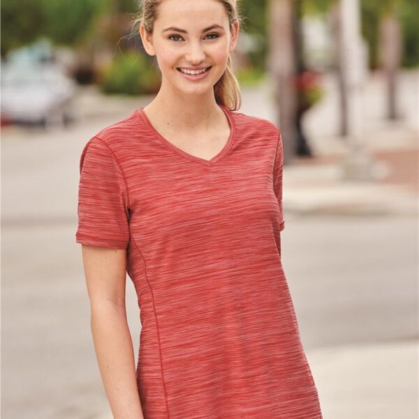 Women's Mèlange Tech V-Neck T-Shirt Thumbnail