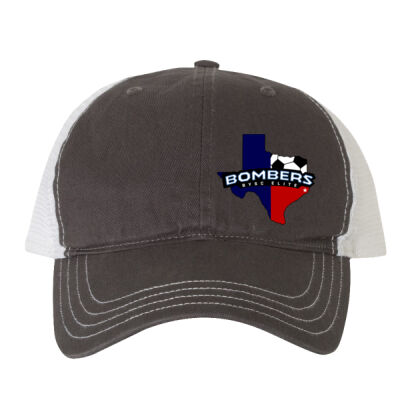 Team Logo - Softstyle Garment-Washed Trucker Cap Thumbnail